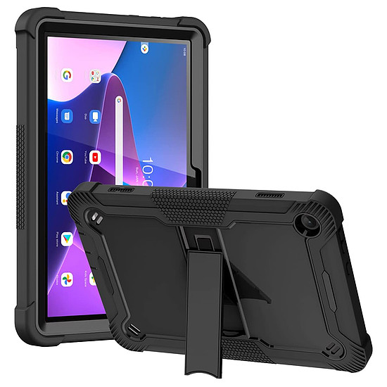 Techsuit - strapabíró TabShell + képernyővédő fólia - Lenovo Tab M10 3rd Gen (TB328FU/TB328XU) - fekete