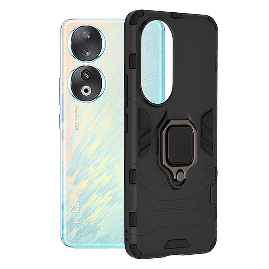 Techsuit - Szilikon pajzs - Honor 90 - Fekete (KF2313855)