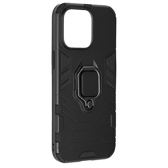 Techsuit - Szilikon pajzs - iPhone 15 Pro Max - Fekete (KF2314037)