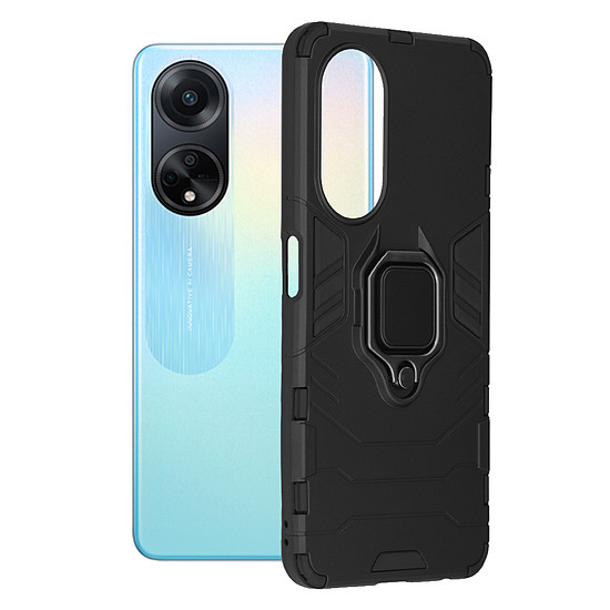 Techsuit - Szilikon pajzs - Oppo A98 5G - Fekete