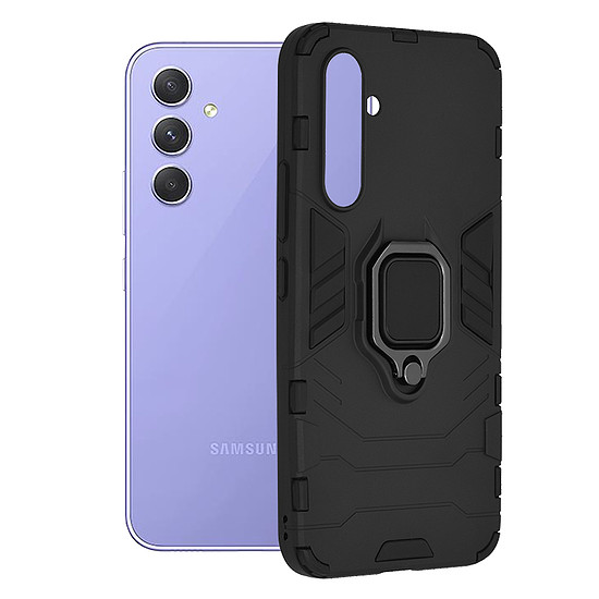 Techsuit - Szilikon pajzs - Samsung Galaxy A54 - Fekete (KF2311441)