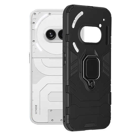 Techsuit - Szilikon pajzs - Semmi telefon (2a) / (2a) Plus - Fekete