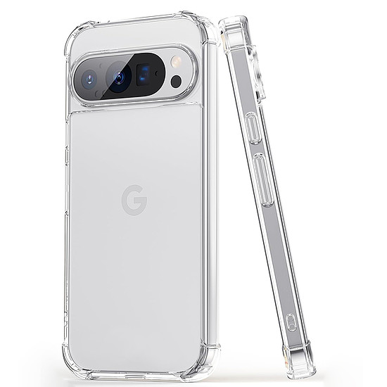 Techsuit - Ütésálló átlátszó szilikon - Google Pixel 9 Pro - átlátszó