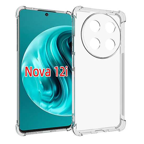 Techsuit - Ütésálló átlátszó szilikon - Huawei nova 12i - átlátszó