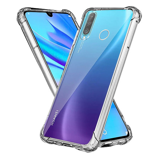 Techsuit - Ütésálló átlátszó szilikon - Huawei P30 Lite / P30 Lite New Edition - Átlátszó