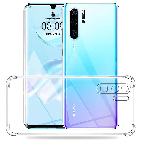 Techsuit - Ütésálló átlátszó szilikon - Huawei P30 Pro / P30 Pro új kiadás - átlátszó