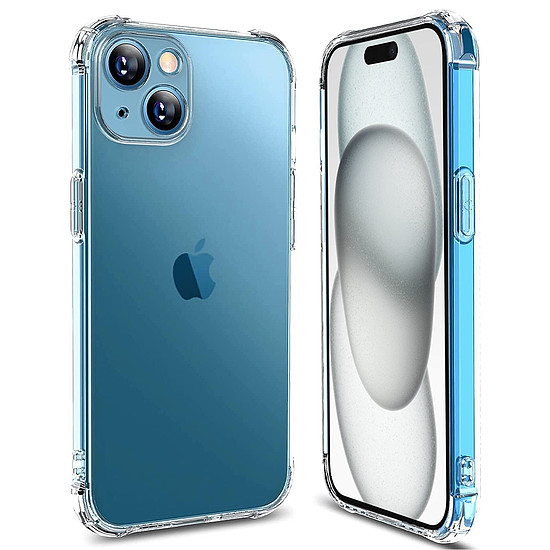 Techsuit - Ütésálló átlátszó szilikon - iPhone 15 - átlátszó