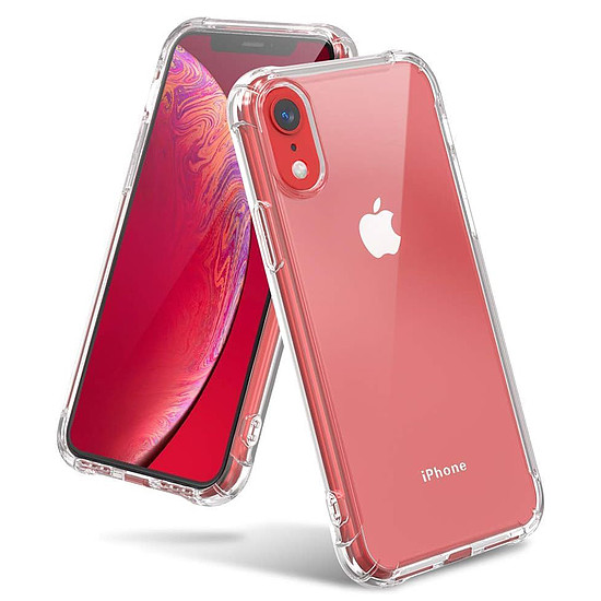 Techsuit - Ütésálló átlátszó szilikon - iPhone XR - átlátszó