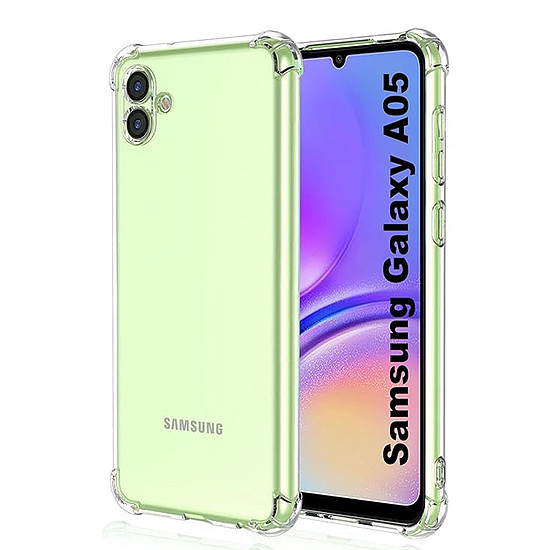 Techsuit - Ütésálló átlátszó szilikon - Samsung Galaxy A05 - átlátszó