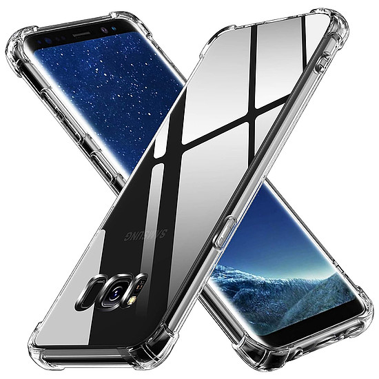 Techsuit - Ütésálló átlátszó szilikon - Samsung Galaxy S8 Plus - átlátszó