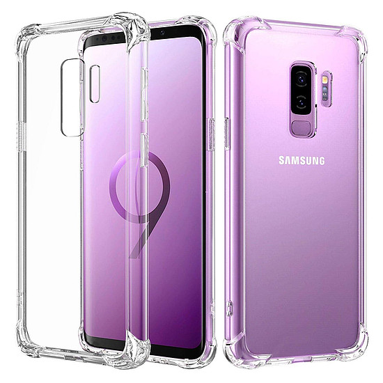 Techsuit - Ütésálló átlátszó szilikon - Samsung Galaxy S9 Plus - átlátszó