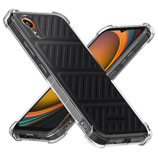 Techsuit - Ütésálló átlátszó szilikon - Samsung Galaxy Xcover7 - átlátszó (KF2320057)