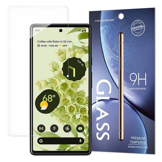 Tempered Glass 9H képernyővédő fólia Google Pixel 6 (csomagolás - boríték)