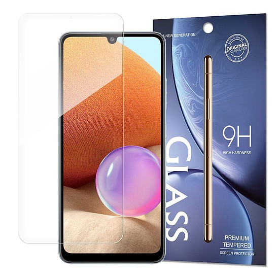 Tempered Glass 9H képernyővédő fólia Samsung Galaxy A32 4G telefonhoz (csomagolás - boríték)