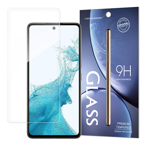 Tempered Glass 9H képernyővédő fólia Samsung Galaxy A53 5G telefonhoz (csomagolás - boríték)