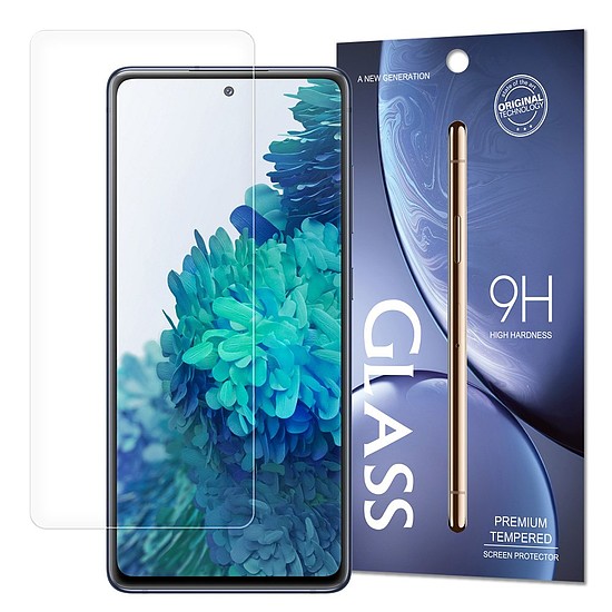 Tempered Glass 9H képernyővédő fólia Samsung Galaxy S20 FE 5G telefonhoz (csomagolás - boríték)