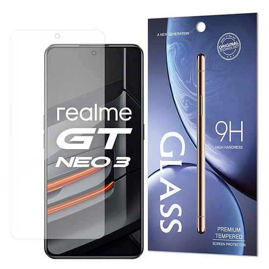 Tempered Glass 9H Tempered Glass Realme GT Neo 3 (csomagolás - boríték)