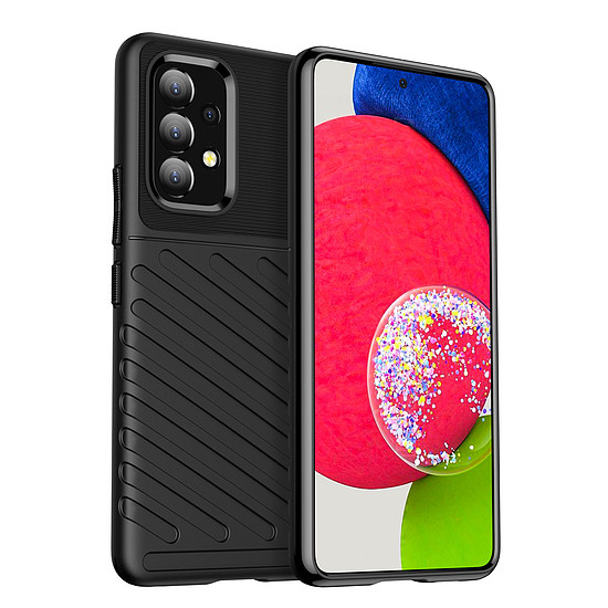 Thunder Case rugalmas páncélozott borítás Samsung Galaxy A53 5G fekete