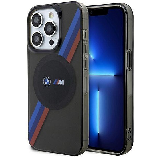 Tok BMW BMHMP14LHDTK iPhone 14 Pro 6,1" széles Tricolor Stripes MagSafe