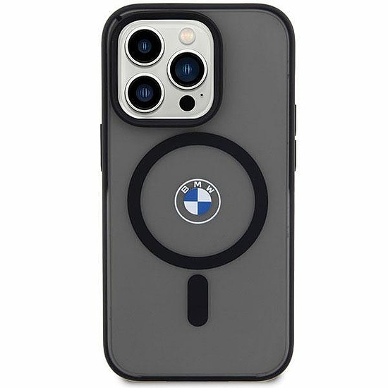 Tok BMW BMHMP14MDSLK iPhone 14 Plus 6,7" fekete/fekete keménytok Signature MagSafe