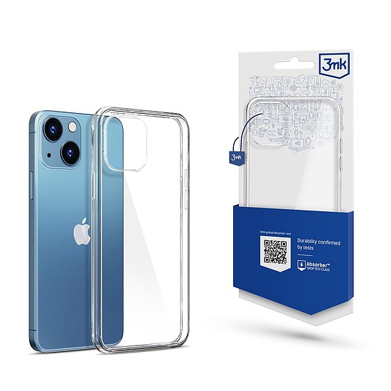 Tok iPhone 13 mini szilikon sorozathoz 3mk Clear Case - átlátszó