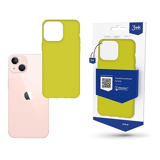 Tok iPhone 14-hez a 3mk Matt Case sorozatból - lime zöld