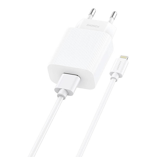 Töltő Foneng EU28 2.4A + USB-A a Lightning kábelhez (EU28 iPhone)