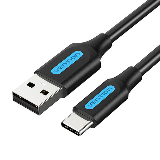 Töltőkábel USB 2.0-tól USB-C-hez COKBF 1 m, fekete (COKBF)