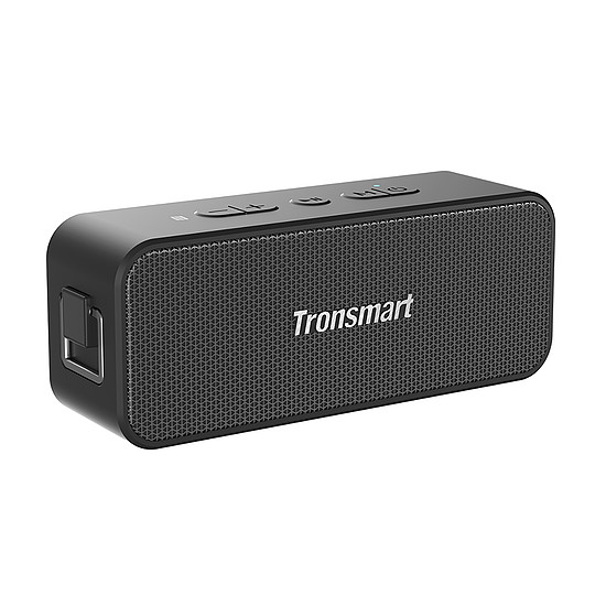 Tronsmart Element T2 Plus továbbfejlesztett 20 W-os Bluetooth 5.3 vezeték nélküli hangszóró - fekete