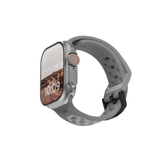 UAG civil szilikon szíj Apple Watch 42 / 44 / 45 / 46 / 49 mm-hez - titán