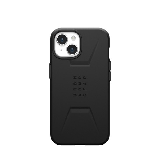 UAG Civilian MagSafe tok iPhone 15-höz - fekete