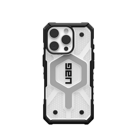 UAG Pathfinder átlátszó Magsafe tok iPhone 16 Pro-hoz - fehér