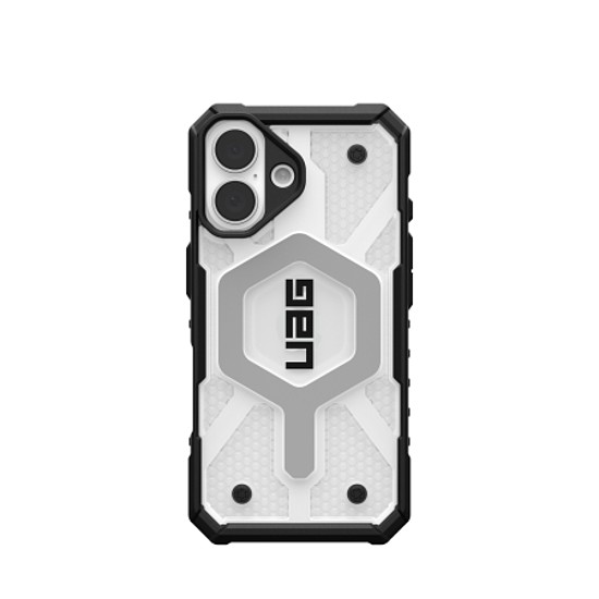 UAG Pathfinder Clear Magsafe iPhone 16 tok - fehér