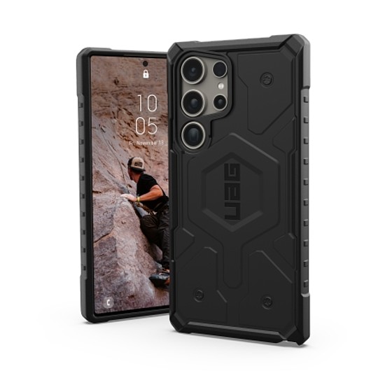 UAG Pathfinder Mágneses tok Samsung Galaxy S24 Ultra 5G készülékhez mágneses modullal - fekete