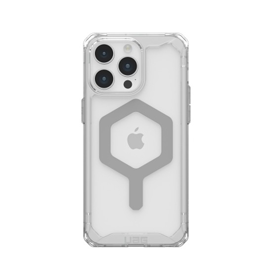 UAG Plyo MagSafe tok iPhone 15 Pro Max készülékhez - átlátszó és ezüst