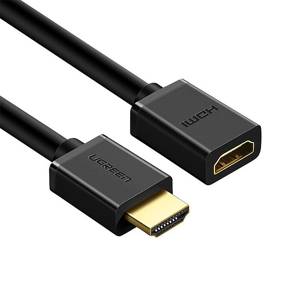 UGREEN 1.4 HDMI csatlakozós hosszabbítókábel 5 m-es, fekete (10146)