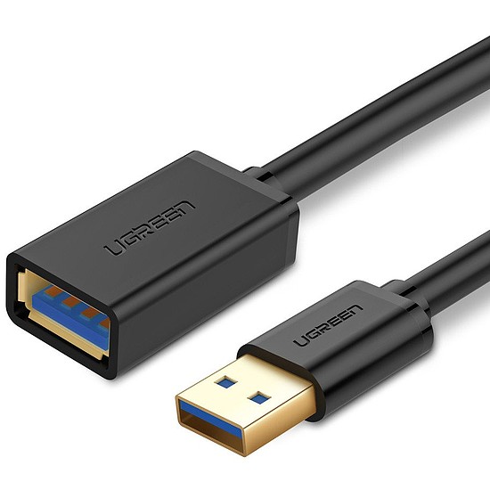 UGREEN 1,5 m-es hosszabbító USB 3.0 kábel, fekete (30126)