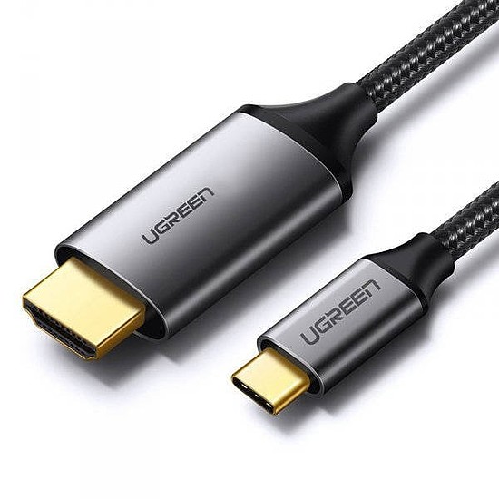 UGREEN 4K UHD 1,5 m-es USB-C-HDMI kábel, fekete (50570)