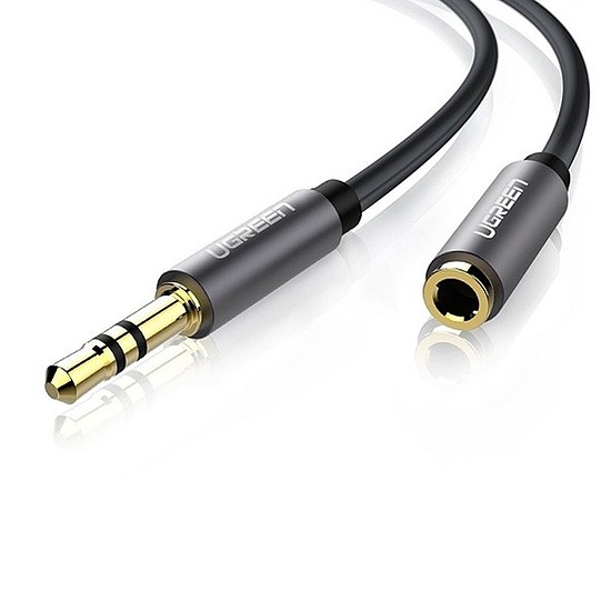 UGREEN AV118 AUX jack audio hosszabbító kábel 3,5 mm, 2 m, fekete (10594)