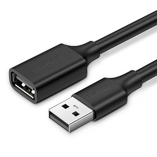 Ugreen bővítő USB 2.0 adapter 0,5 m fekete (US103)