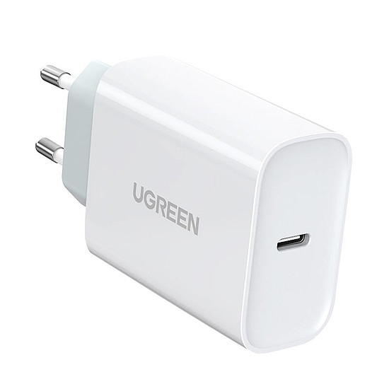 UGREEN CD127 Töltő, USB-C, PD3.0, QC4.0, 30W fehér (70161B)