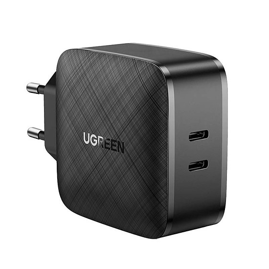 UGREEN CD216 PD adapter, 2xUSB-C, 66W, fekete (70867)