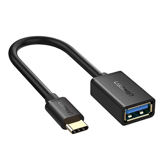 UGREEN OTG - USB-C 3.0 adapter, fekete (30701)