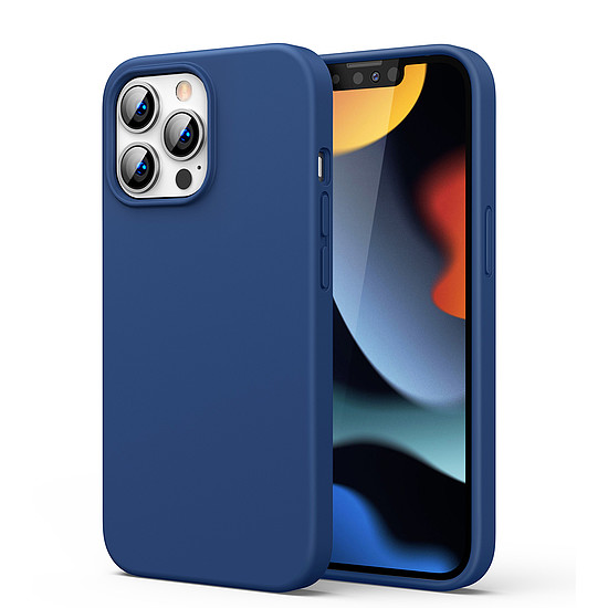 Ugreen Protective Silicone Case gumi rugalmas szilikon tokvédő iPhone 13 Pro Max kék