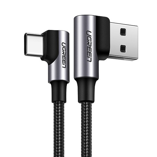 Ugreen sarokkábel USB-kábel - USB Type C Quick Charge 3.0 QC3.0 3 A 0,5 m hosszú (US176 20855)