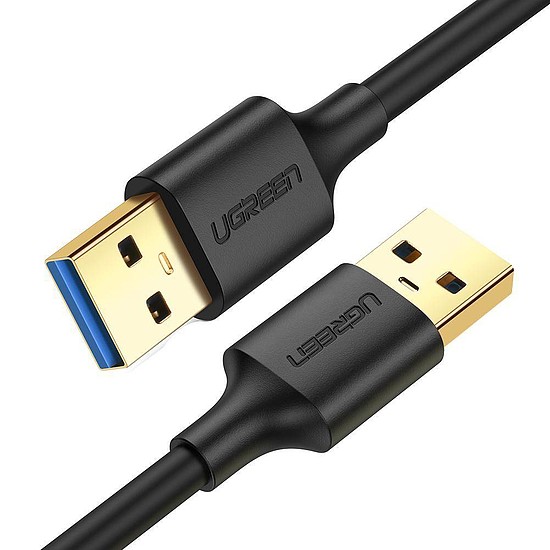 UGREEN USB 3.0 AA kábel, 1m, fekete (10370)