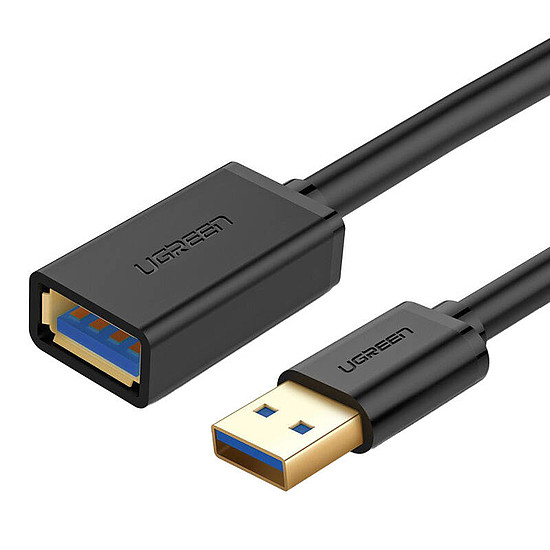 UGREEN USB 3.0 hosszabbító kábel 2 m, fekete (10373B)