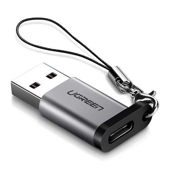 UGREEN USB 3.0 - USB-C 3.1 PD adapter, szürke (50533B)