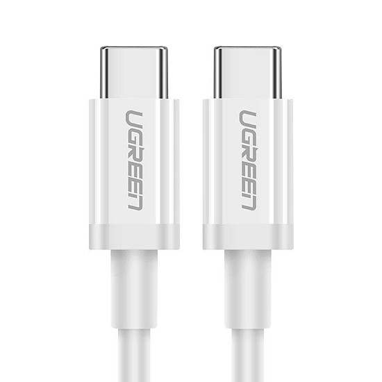 UGREEN USB-C to USB-C + USB-A Cable QC 3.0 PD 3A 1m, White (60518)