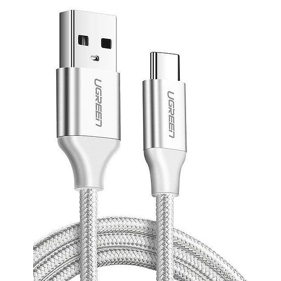 UGREEN USB-USB-C kábel, QC3.0, 1,5 m, fehér (60132)